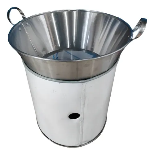 Cazo Inoxidable Con Base