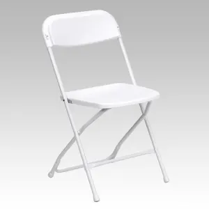 Silla plegable Blanca
